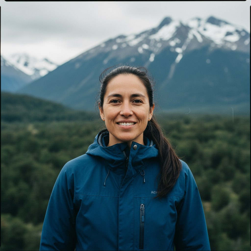 Retrato de Camila Vera, guía intérprete