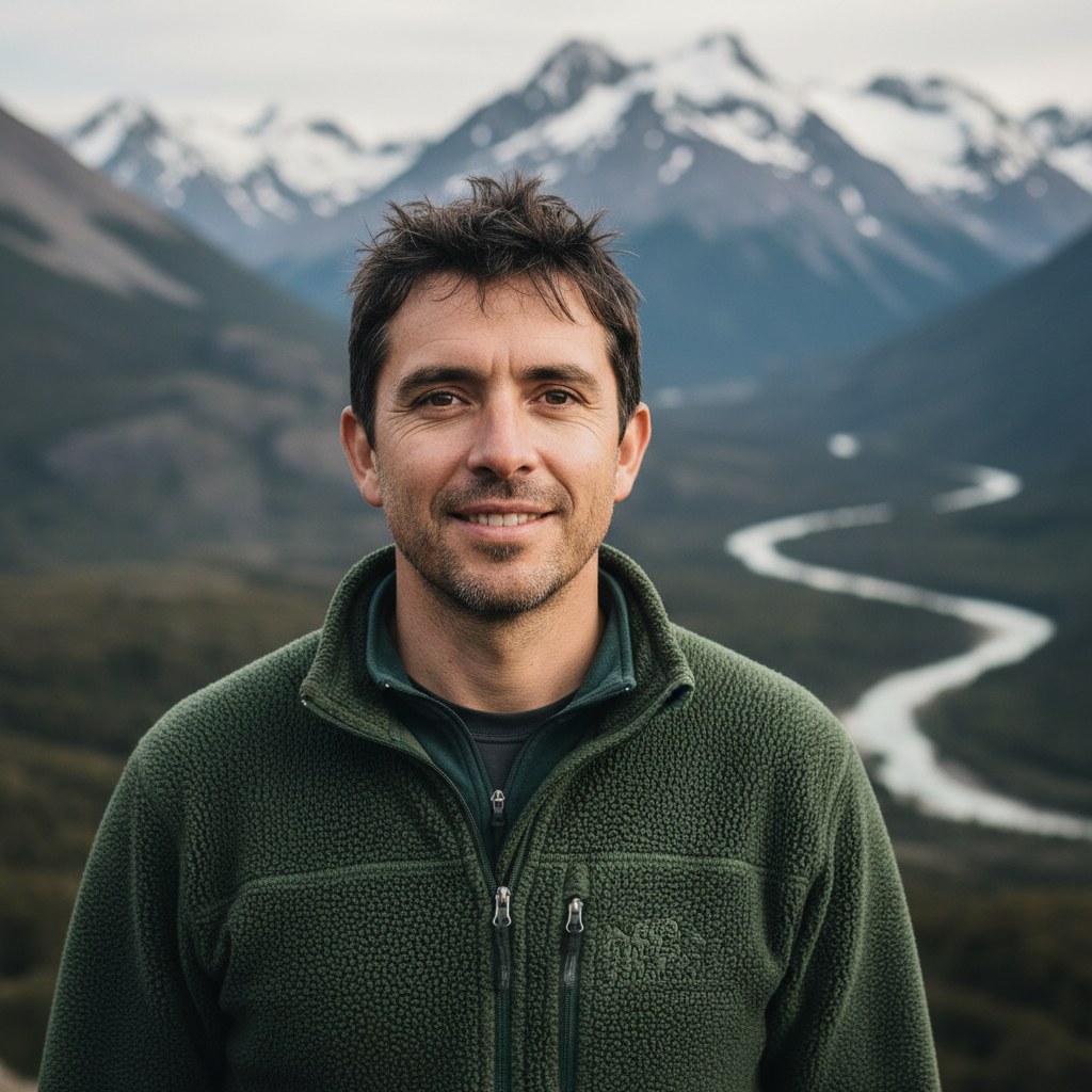 Retrato de Tomás Reyes, guía y fundador